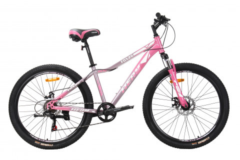 Heam FOX 26 Girl Серый/Розовый рама 15 (на рост 141-160)