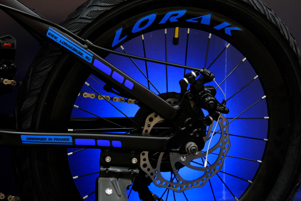 Lorak Race 20 Матовый Чёрный/Синий