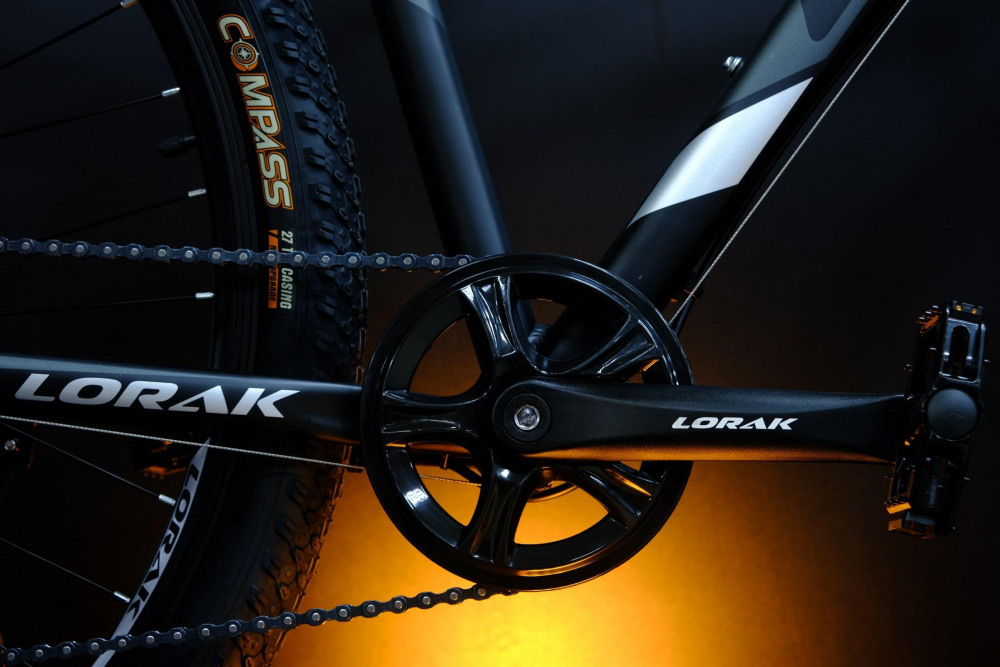 LORAK Safe 29 HD Матовый Чёрный/Серый/Серый 19р (на рост 171-182)