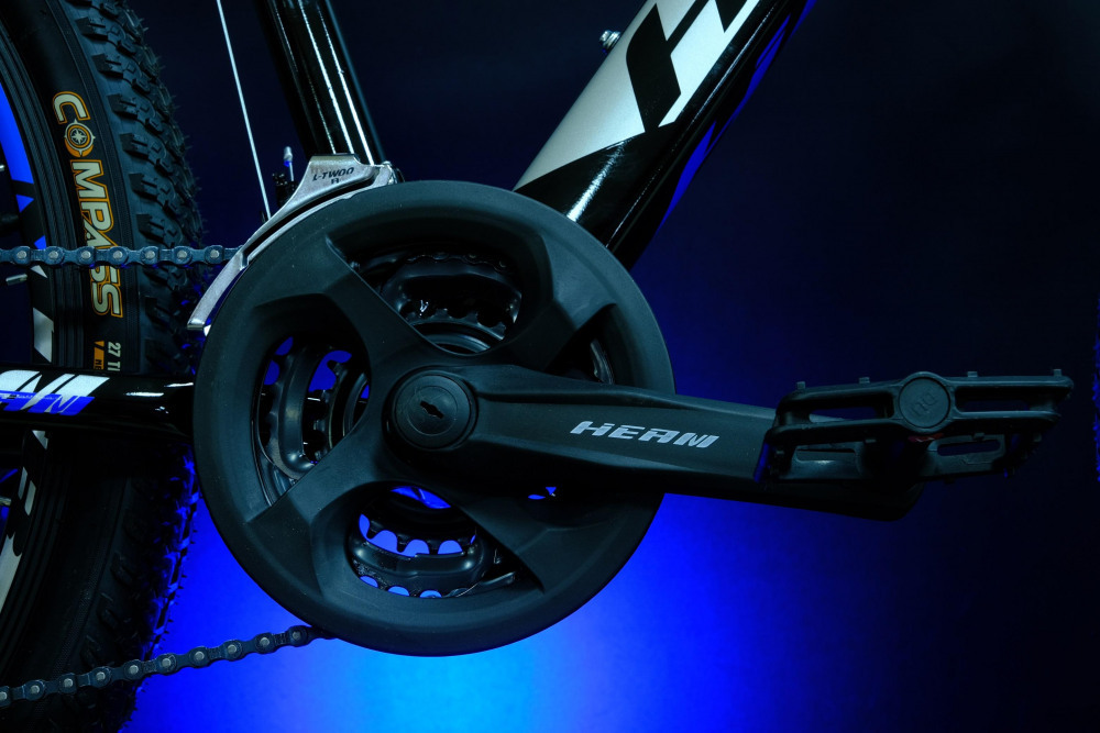 HEAM ALPHA 27,5 Cassete Чёрный/Синий глянец рама 21 (на рост 183-190)