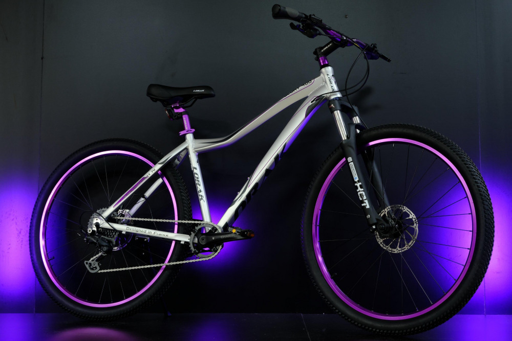 LORAK GLORY 400 9 sp Матовый Серебристый/Фиолетовый 19р (на рост 171-182)